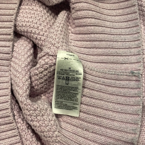 Light Purple Chunky Sweater - Picture 4 of 4